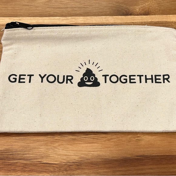 NWOT Seltzer Goods Get Your 💩 Together Bag - Picture 2 of 3
